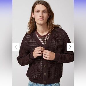 NWOT BDG Urban Outfitters open knit beach cardigan